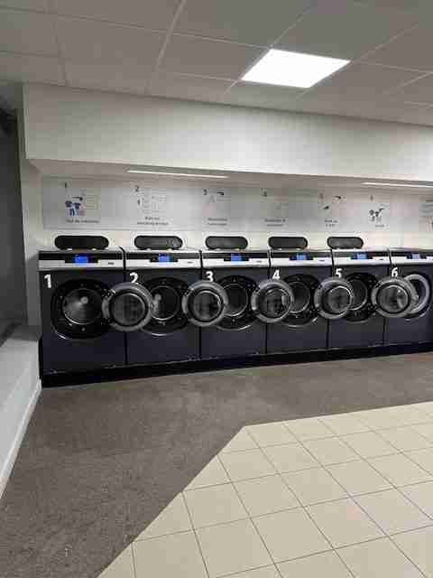 Rij professionele wasmachines